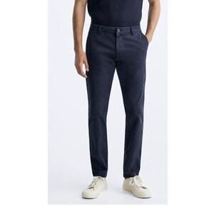 Zara Man Basic Collection Navy Blue Chino Pants Size US 32!